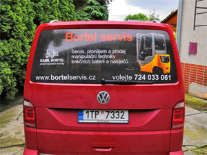 servisní vozidlo